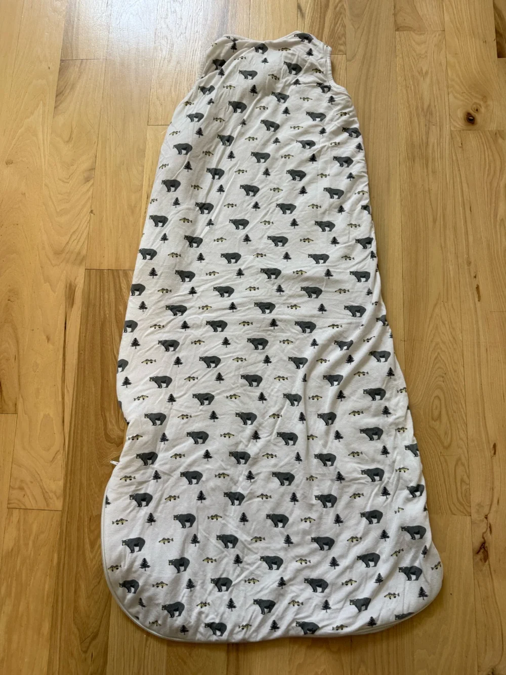 Kyte Baby Sleep Sack 1.0 tog Creek Bear/Tree/Fish Print Size 18-36 month